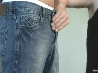 Straight Hunk Johnny Torques First Time Bound