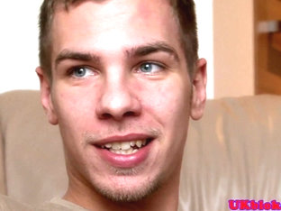 British hunk analizing handsome mate