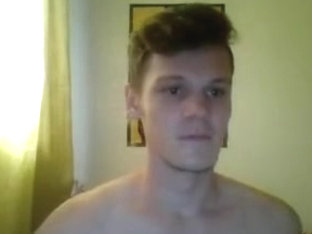 German Cute Fit Boy,Round Ass,Hungry Hole,Big Cock On Cam